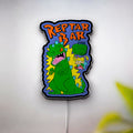 Reptar Glow Light - Rugrats Cartoon LED Night Light, 90s Nickelodeon Decor, Retro Kids Room Sign
