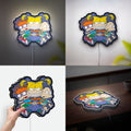 Rugrats Glow Light - Kids Room Decor Night Light, 90s Cartoon LED Sign, Angelica Pickles Themed Nursery Lamp 