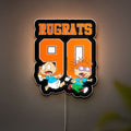 Rugrats Glow Light - 90s Cartoon Night Lamp, Tommy & Friends LED Sign, Nostalgic Kids Room Decor with Soft Glow 