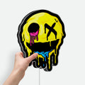 Graffiti Monkey Glow Sign - Urban Art LED Wall Decor, Street Style Night Light, Cool Room Art for Teens 