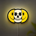 Skull Emoji Glow Light - Cool LED Night Lamp, Edgy Teen Room Decor, Funny Gift for Gamers