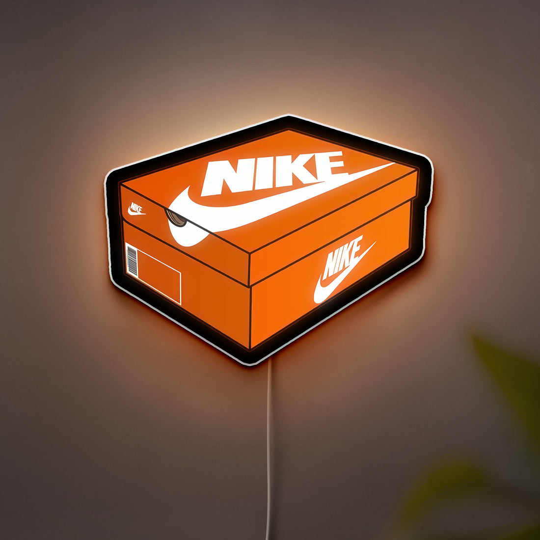 Nike Sneaker Box Glow Light - LED Night Lamp for Sneakerheads, Cool Room Decor, Perfect Gift for Shoe Collectors
