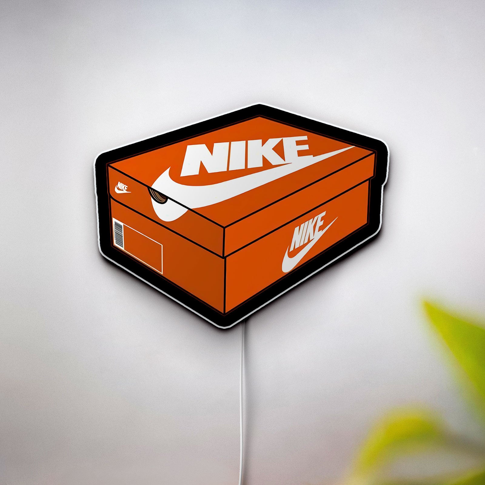 Nike Sneaker Box Glow Light - LED Night Lamp for Sneakerheads, Cool Room Decor, Perfect Gift for Shoe Collectors
