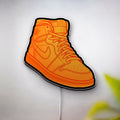 Air Jordan 1 Gatorade Glow Light - Sneaker Art LED Night Light, Basketball Fan Gift, Retro Orange Peel Wall Decor 