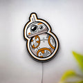 BB-8 Droid Glow Light - Star Wars Night Lamp, Sci-Fi Room Decor, Perfect Gift for Star Wars Fans
