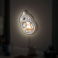 BB-8 Droid Glow Light - Star Wars Night Lamp, Sci-Fi Room Decor, Perfect Gift for Star Wars Fans

