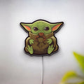 Baby Yoda Night Light - The Mandalorian Glow Lamp, Grogu LED Wall Decor, Star Wars Gift with Soft Glow
