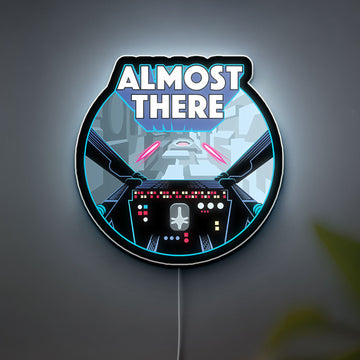Star Wars Glow Light - Galactic Decor Night Lamp, Jedi LED Sign, Sci-Fi Movie Fan Gift with Cool Blue Glow
