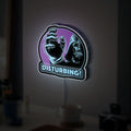 Star Wars Glow Light - Darth Vader LED Night Lamp, Mandalorian Wall Decor with Iconic Quotes, Gift for Fans 