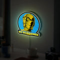Star Wars Glow Wall Art - LED Light Sign with Classic Characters, Sci-Fi Room Decor, Perfect Gift for Fans with Iconic Movie Quotes 
