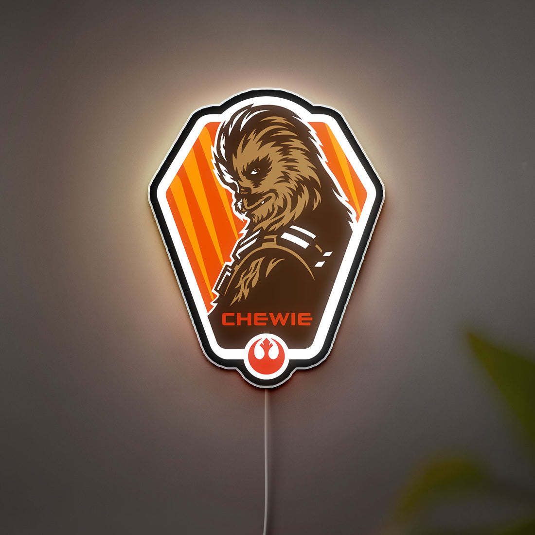 Star Wars Glow Light - The Force Awakens LED Decor, First Order & Resistance Night Lamp, Sci-Fi Fan Gift
