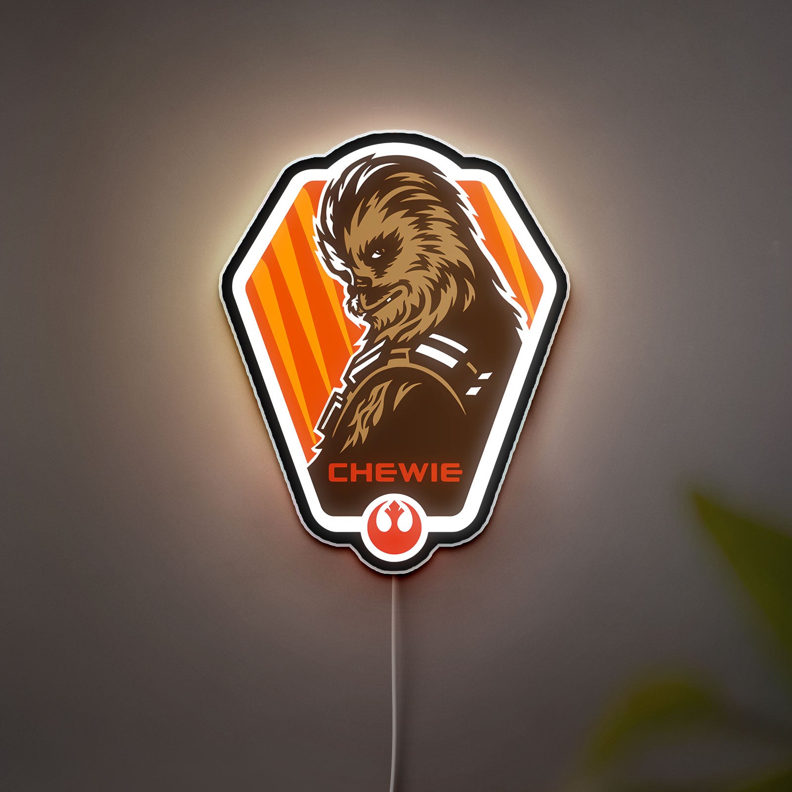 Star Wars Glow Light - The Force Awakens LED Decor, First Order & Resistance Night Lamp, Sci-Fi Fan Gift

