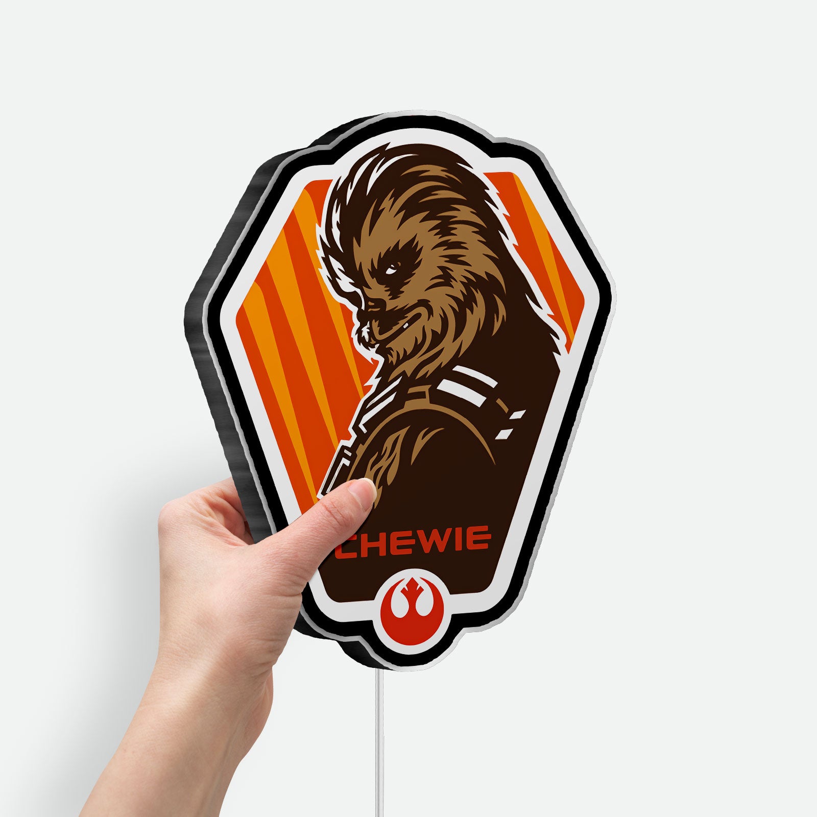 Star Wars Glow Light - The Force Awakens LED Decor, First Order & Resistance Night Lamp, Sci-Fi Fan Gift
