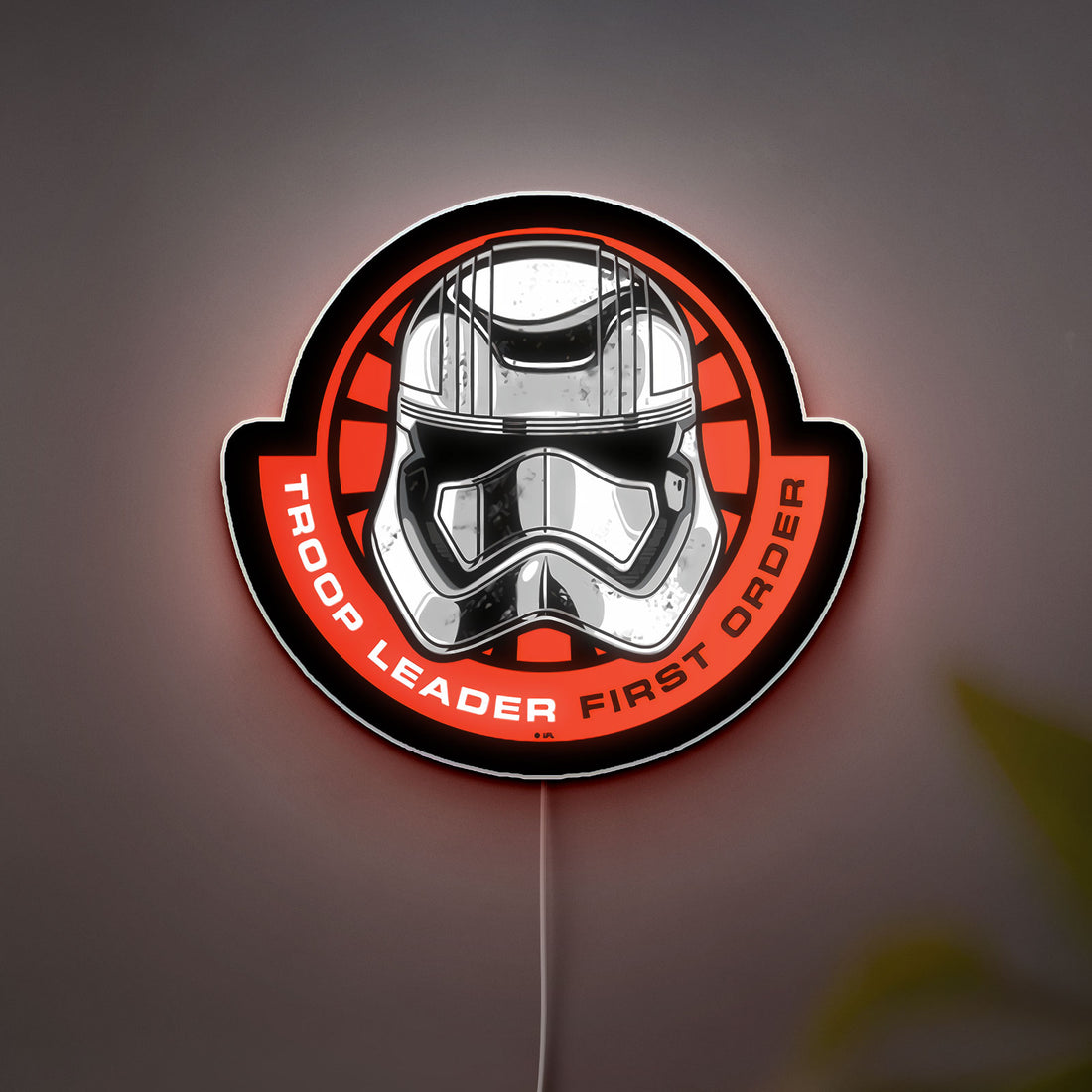 Star Wars Stormtrooper Glow Light - First Order LED Night Lamp, Sci-Fi Decor for Fans, Galactic Empire Themed Gift 