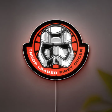 Star Wars Stormtrooper Glow Light - First Order LED Night Lamp, Sci-Fi Decor for Fans, Galactic Empire Themed Gift 