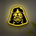 Darth Vader Glow Light - Star Wars LED Wall Decor, Dark Side Themed Night Lamp, Sci-Fi Movie Fan Gift
