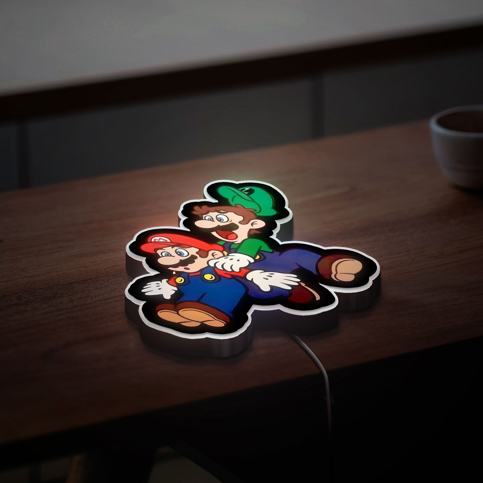 Super Mario Star Glow Light - Nintendo Inspired Night Lamp, Gaming Room Decor, Perfect Gift for Mario Fans

