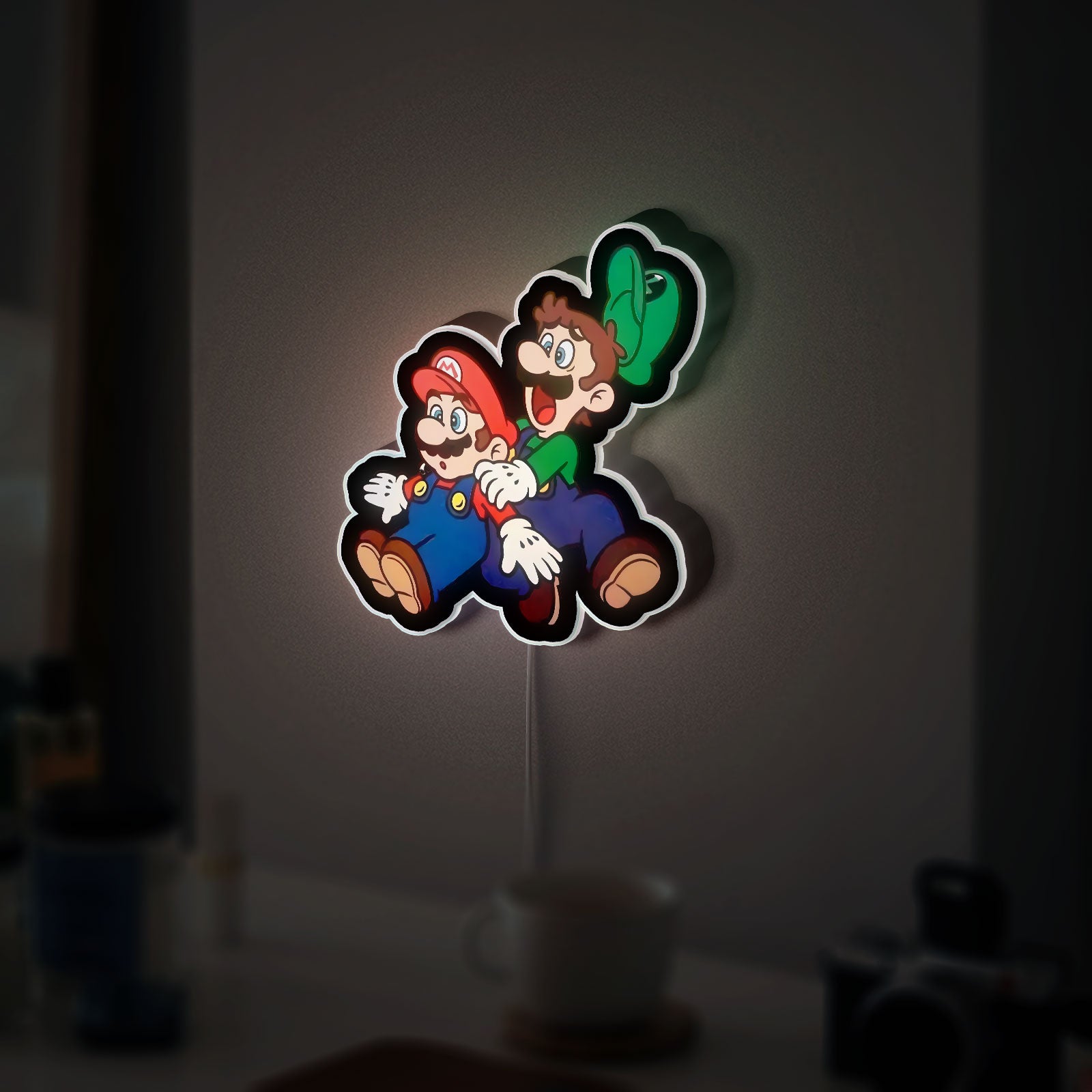 Super Mario Star Glow Light - Nintendo Inspired Night Lamp, Gaming Room Decor, Perfect Gift for Mario Fans
