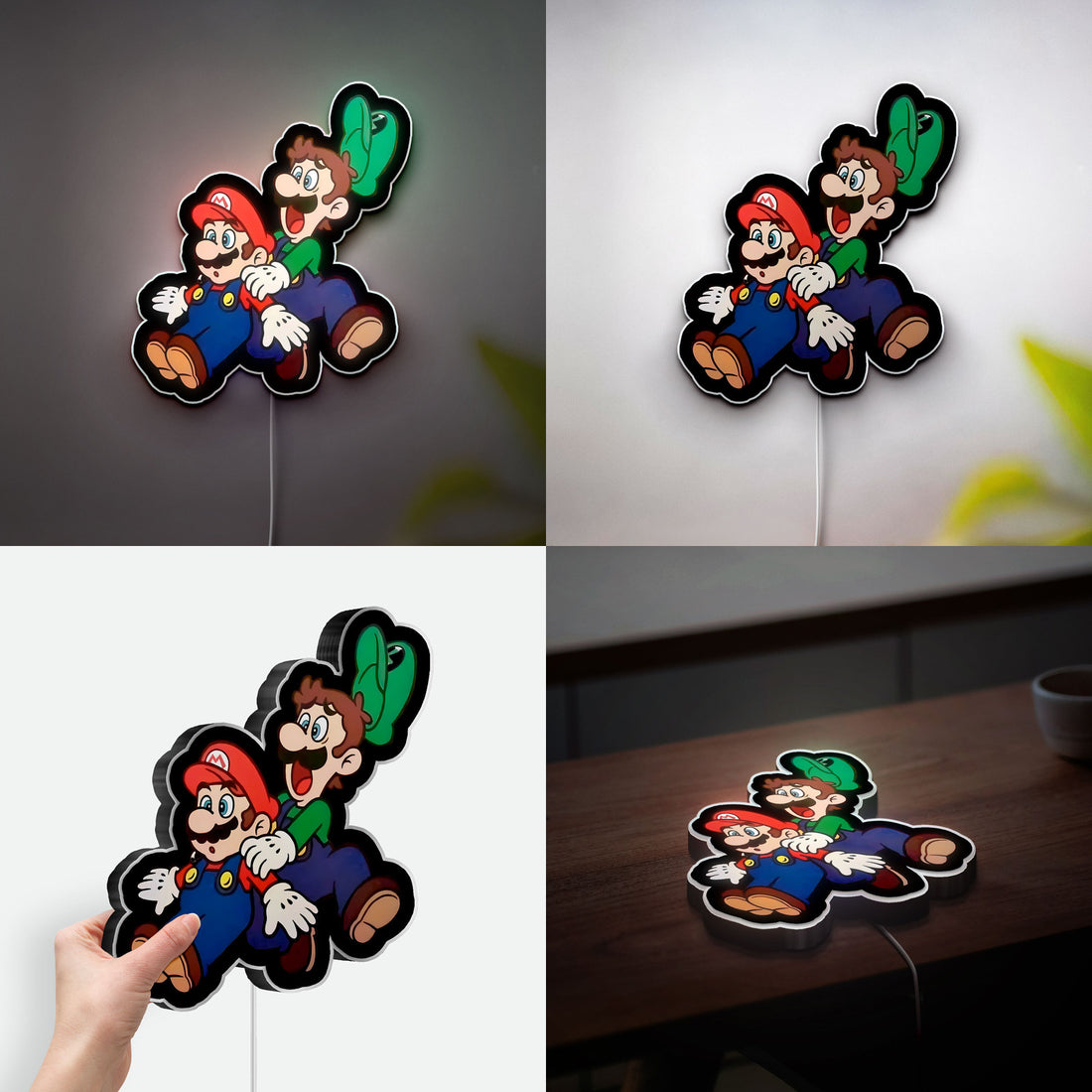 Super Mario Star Glow Light - Nintendo Inspired Night Lamp, Gaming Room Decor, Perfect Gift for Mario Fans
