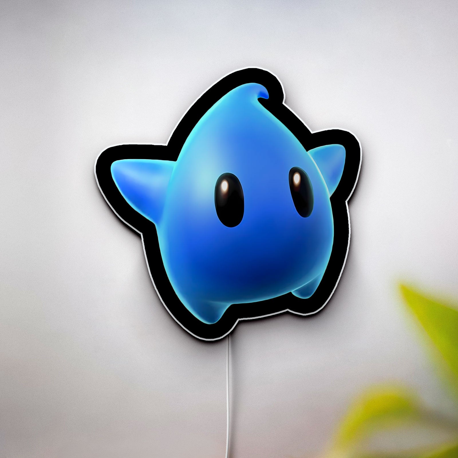 Super Mario Galaxy Glow Light - Starry Night Lamp, Luma Character LED Decor, Nintendo Inspired Kids Room Gift
