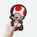 Super Mario Glow Lamp - Bowser & Mushroom Kingdom LED Night Light, Nintendo Fan Gift
