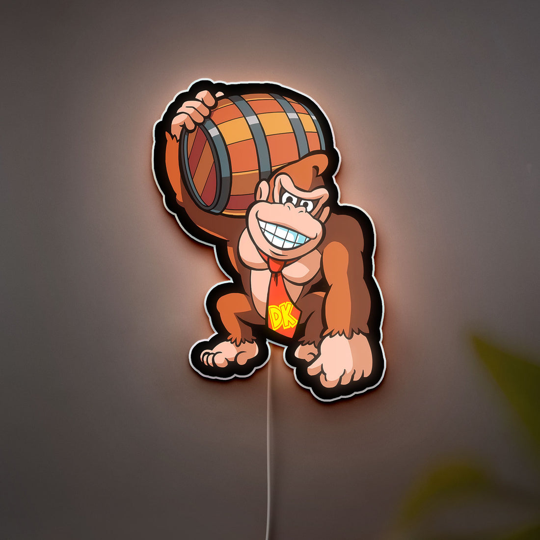 Donkey Kong Glow Light - Arcade Game LED Night Lamp, Nintendo Fan Gift, Retro Gaming Room Decor