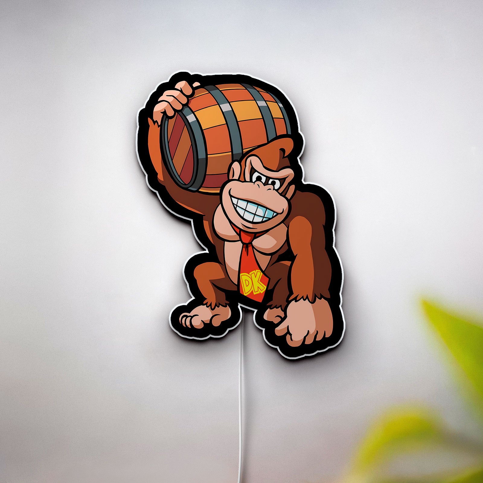 Donkey Kong Glow Light - Arcade Game LED Night Lamp, Nintendo Fan Gift, Retro Gaming Room Decor