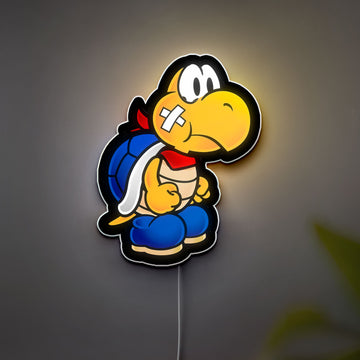 Kooper Glow Lamp, Nintendo Character Night Light with Retro Design, Mushroom Kingdom Decor
