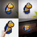 Kooper Glow Lamp, Nintendo Character Night Light with Retro Design, Mushroom Kingdom Decor