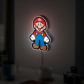 Super Mario Glow Lamp - Iconic Nintendo Character Night Light, Gaming Room Decor, Perfect Gift for Mario Fans