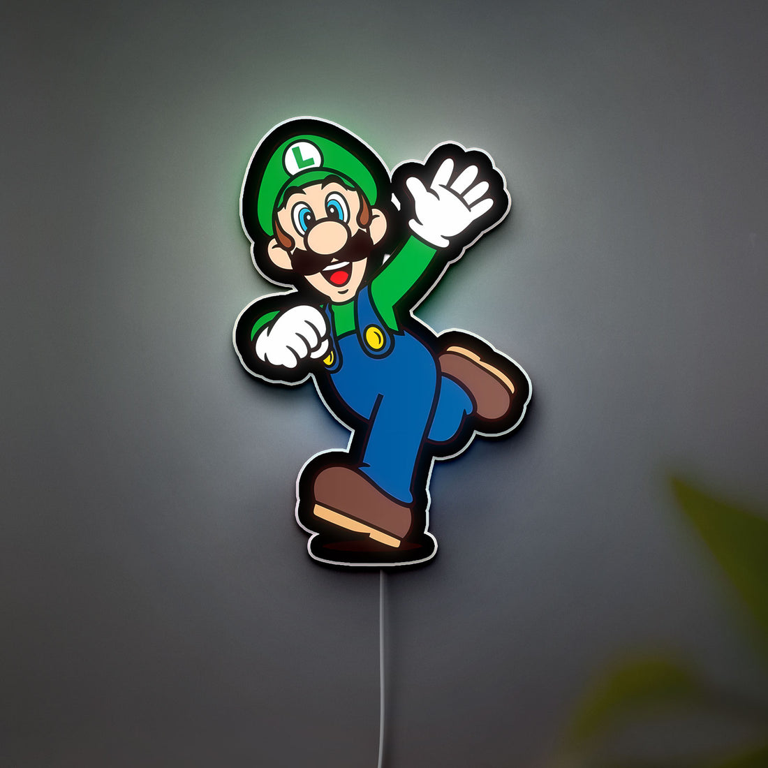 Super Mario Mushroom Kingdom LED Light Box - Nintendo Themed Room Decor, Fun Gaming Collectible for Mario Fans