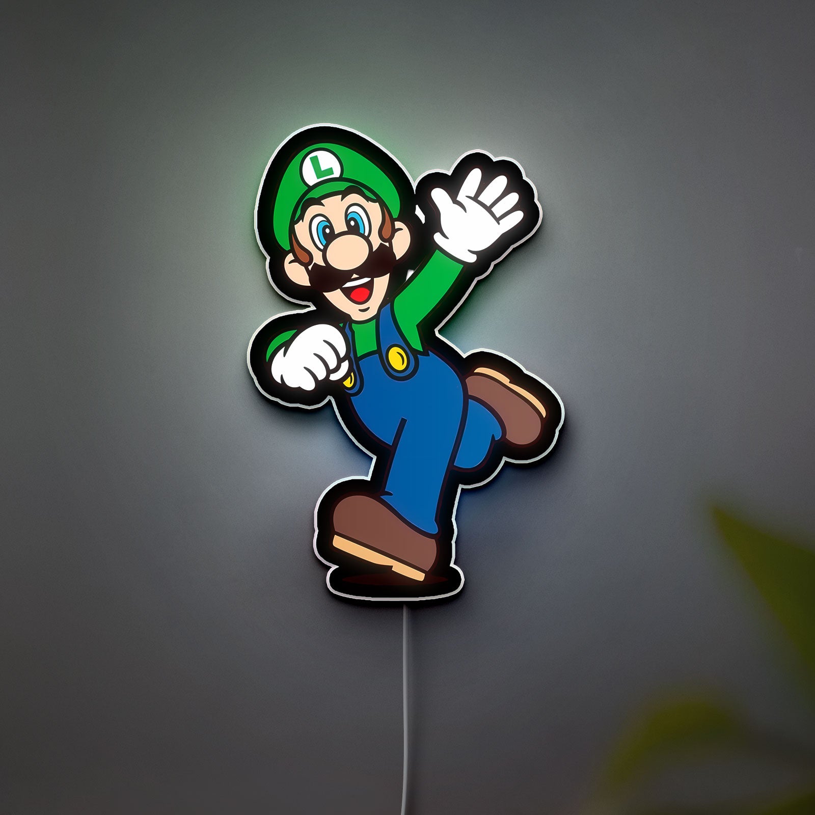 Super Mario Mushroom Kingdom LED Light Box - Nintendo Themed Room Decor, Fun Gaming Collectible for Mario Fans