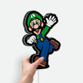Super Mario Mushroom Kingdom LED Light Box - Nintendo Themed Room Decor, Fun Gaming Collectible for Mario Fans