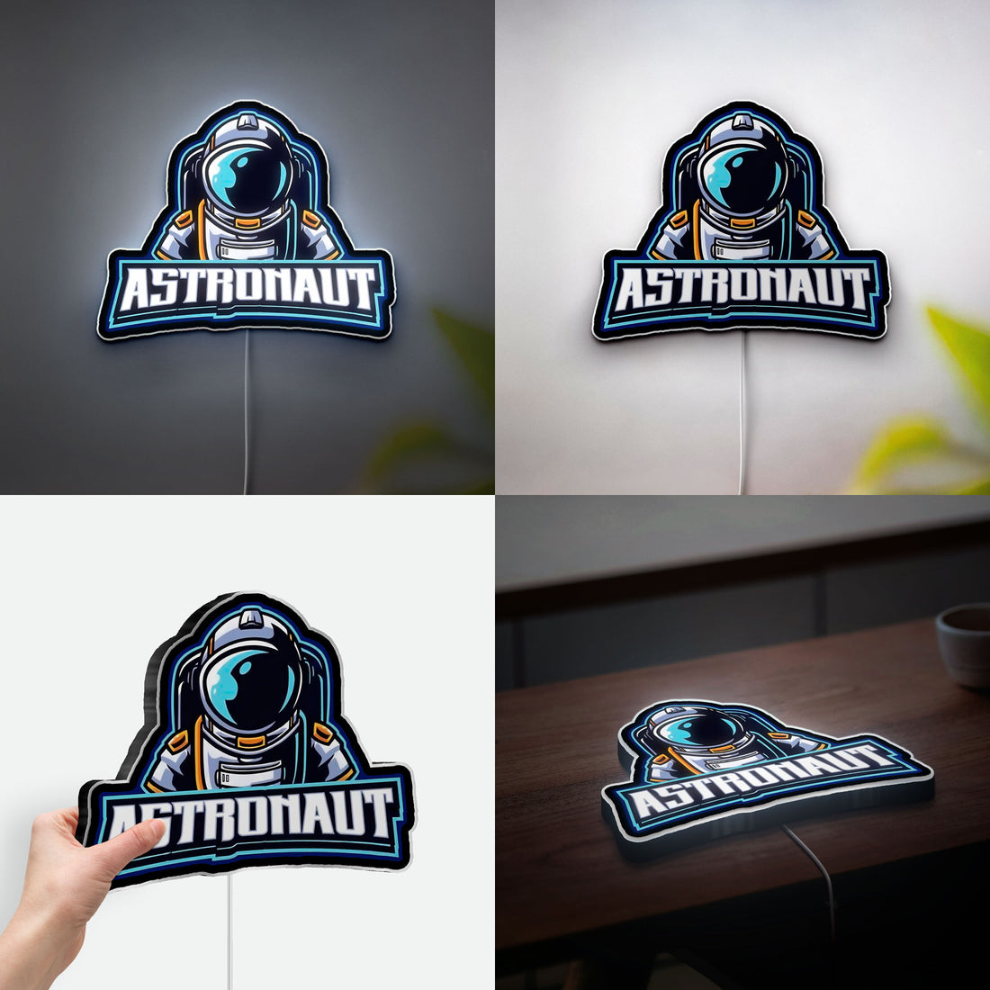 Astronaut Glow Light - Space Themed Night Lamp, Galaxy Decor, Unique Gift for NASA & Sci-Fi Fans