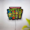 Teenage Mutant Ninja Turtles Glow Lamp - TMNT Collectible Night Light, Retro Arcade Style LED Decor, Perfect Gift for Turtle Fans
