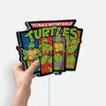 Teenage Mutant Ninja Turtles Glow Lamp - TMNT Collectible Night Light, Retro Arcade Style LED Decor, Perfect Gift for Turtle Fans
