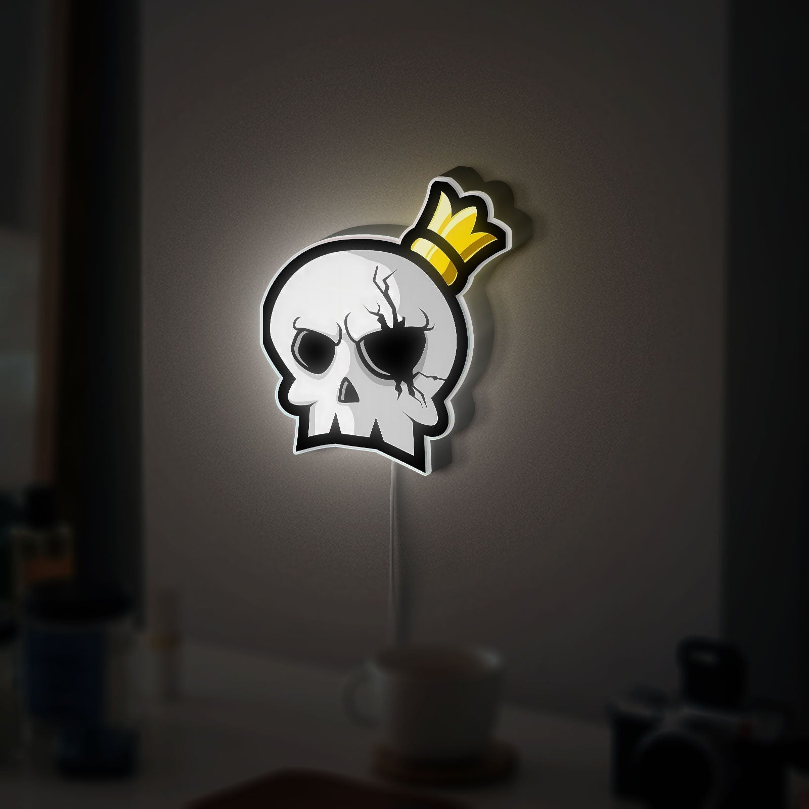 Graffiti Glow Light - Urban Street Art LED Sign, Drippy Style Wall Decor for Bedroom, Cool Night Light for Teens