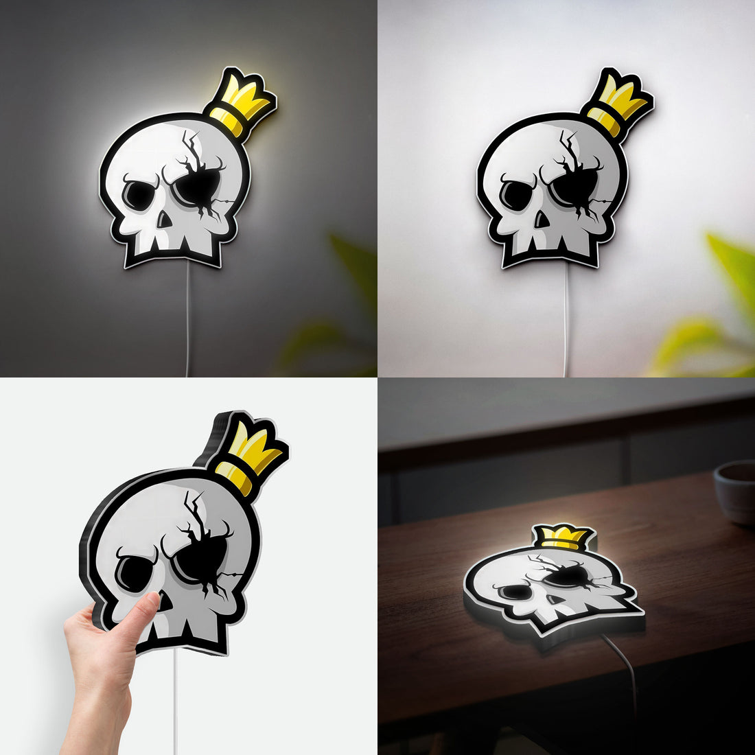 Graffiti Glow Light - Urban Street Art LED Sign, Drippy Style Wall Decor for Bedroom, Cool Night Light for Teens