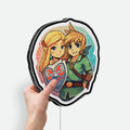 Zelda Tears of the Kingdom Glow Light - Link & Princess LED Night Lamp, Nintendo Gaming Room Decor, Legend of Zelda Collectible for Fans