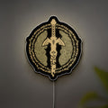 Zelda Tears of the Kingdom Glow Light - Triforce LED Night Lamp, Hylian Crest Gaming Decor, Legend of Zelda Collectible for Fans