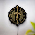 Zelda Tears of the Kingdom Glow Light - Triforce LED Night Lamp, Hylian Crest Gaming Decor, Legend of Zelda Collectible for Fans