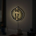 Zelda Tears of the Kingdom Glow Light - Triforce LED Night Lamp, Hylian Crest Gaming Decor, Legend of Zelda Collectible for Fans
