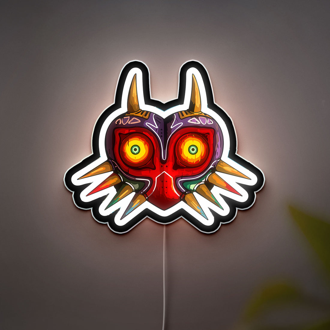 Majora's Mask Glow Lamp - Zelda TOTK Inspired Night Light, Legend of Zelda Collectible, Gaming Room Decor for Nintendo Fans