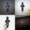 Master Sword Glow Lamp - Zelda: Tears of the Kingdom Inspired Night Light, Hylian Shield Design LED Decor for Gaming Room