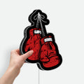 Boxing Glow Light - Punching Bag LED Night Lamp, Fight Night Themed Room Decor, Unique Gift for Boxing Fans and Athletes