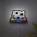 JDM Car Glow Light - Japanese Import Style LED Sign, Automotive Garage Decor, Tuner Culture Night Light for Car Enthusiasts