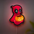 Deadpool Ghost Glow Light - Marvel Halloween Night Lamp, Funny Superhero Decor, Cute Spooky LED Sign for Comic Fans