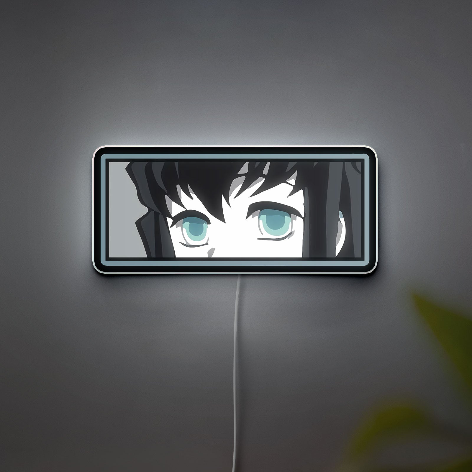 Muichiro Tokito Glow Lamp - Demon Slayer Inspired Night Light, Anime Character LED Decor, Japanese Style Collectible for Fans