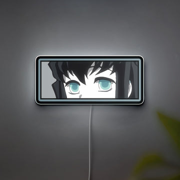 Muichiro Tokito Glow Lamp - Demon Slayer Inspired Night Light, Anime Character LED Decor, Japanese Style Collectible for Fans