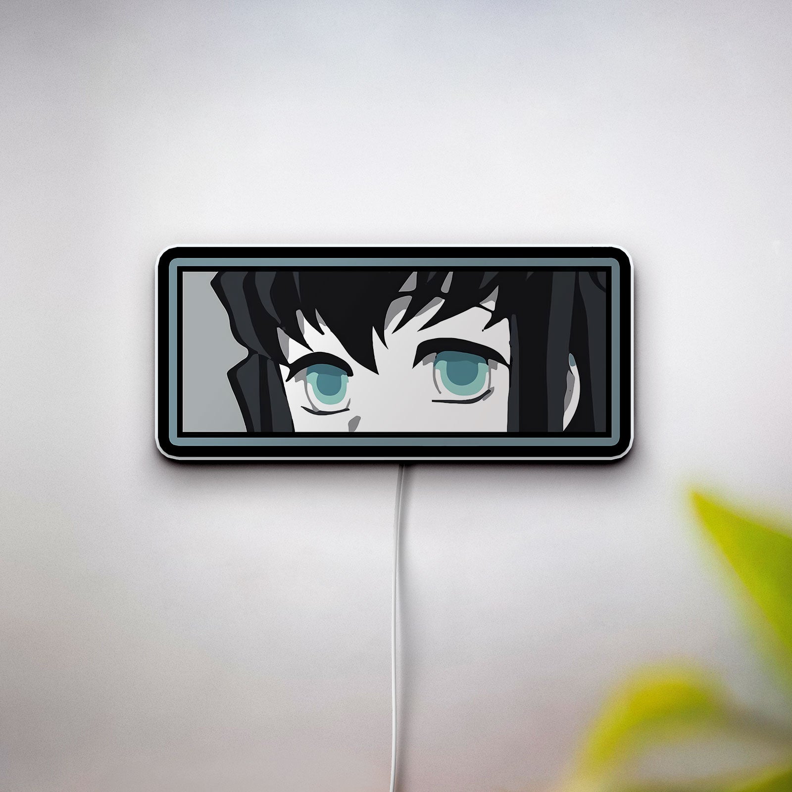 Muichiro Tokito Glow Lamp - Demon Slayer Inspired Night Light, Anime Character LED Decor, Japanese Style Collectible for Fans